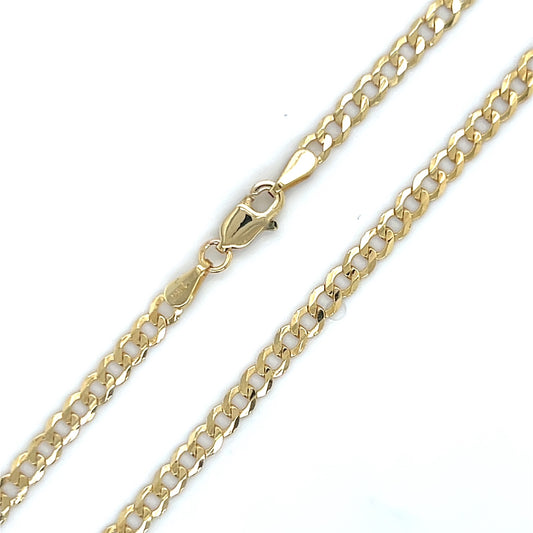 10k Yellow Gold 18" Curb Chain; 4.5g