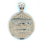 10K Yellow Gold Last Supper Circular Pendant; 7g