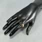 10K Yellow Gold Diamond & Onyx Gentleman's Ring; Size 11