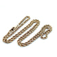 10K Yellow Gold 18" Rope Chain; 7.5g