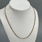 10K Yellow Gold 18" Rope Chain; 7.5g