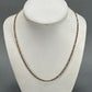 10K Yellow Gold 18" Rope Chain; 7.5g