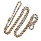 10K Yellow Gold 18" Rope Chain; 7.5g