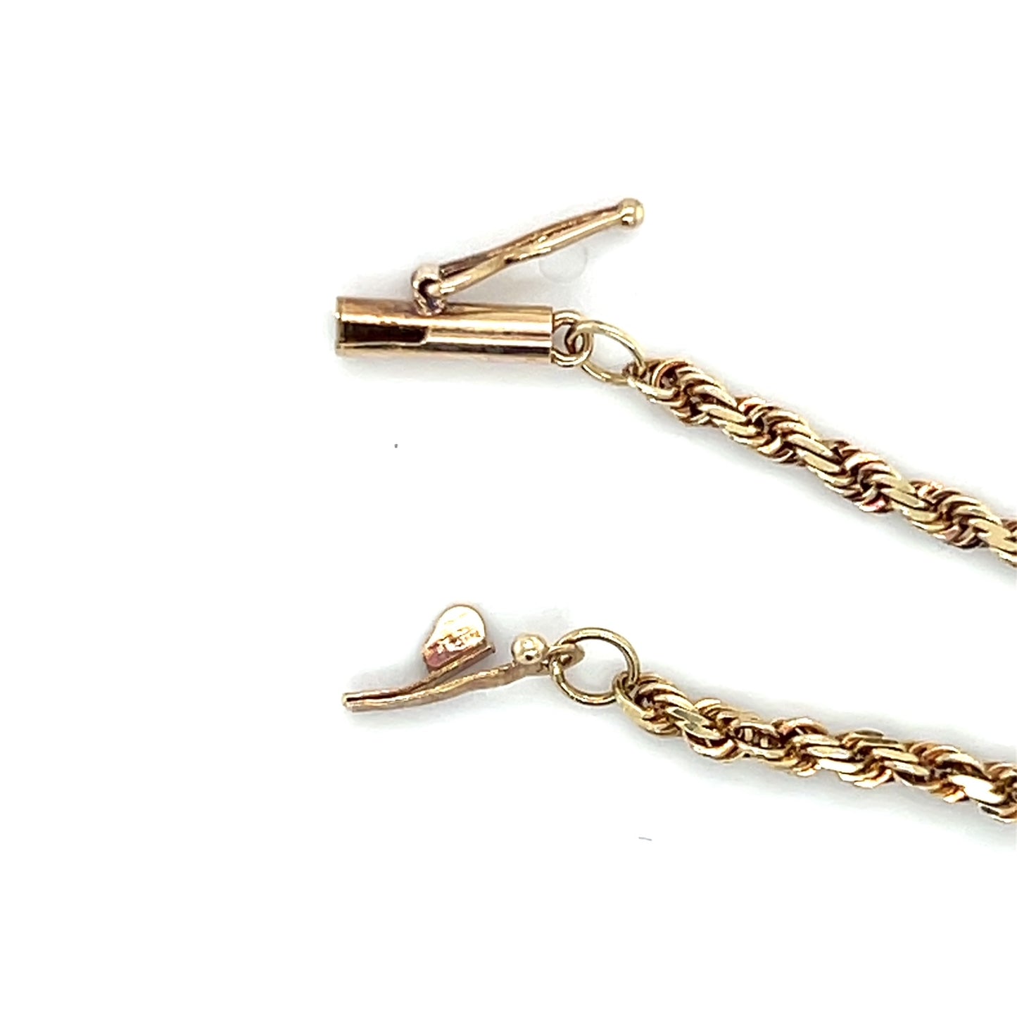 10K Yellow Gold 18" Rope Chain; 7.5g