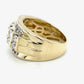 10K Yellow Gold Diamond Gentleman's Ring; Size 10