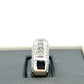 14K White Gold Diamond Lady's Ring; Size 8
