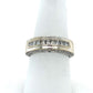 14K White Gold Diamond Lady's Ring; Size 8