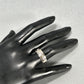 14K White Gold Diamond Lady's Ring; Size 8