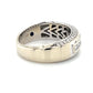 14K White Gold Diamond Lady's Ring; Size 8