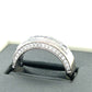 14K White Gold Diamond Lady's Ring; Size 8