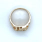14K Yellow Gold Diamond Gentleman's Ring; Size 10