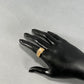 14K Yellow Gold Diamond Gentleman's Ring; Size 10
