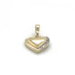 10K Yellow Gold Diamond Heart Pendant; 0.05CTW; 1.3g