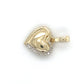 10K Yellow Gold Diamond Heart Pendant; 0.05CTW; 1.3g