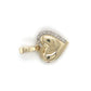 10K Yellow Gold Diamond Heart Pendant; 0.05CTW; 1.3g