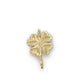 10K Yellow Gold Clover Pendant; 0.4g