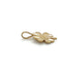 10K Yellow Gold Clover Pendant; 0.4g
