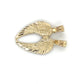 10K Yellow Gold Wings Pendant; 0.9g
