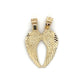 10K Yellow Gold Wings Pendant; 0.9g