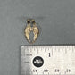 10K Yellow Gold Wings Pendant; 0.9g