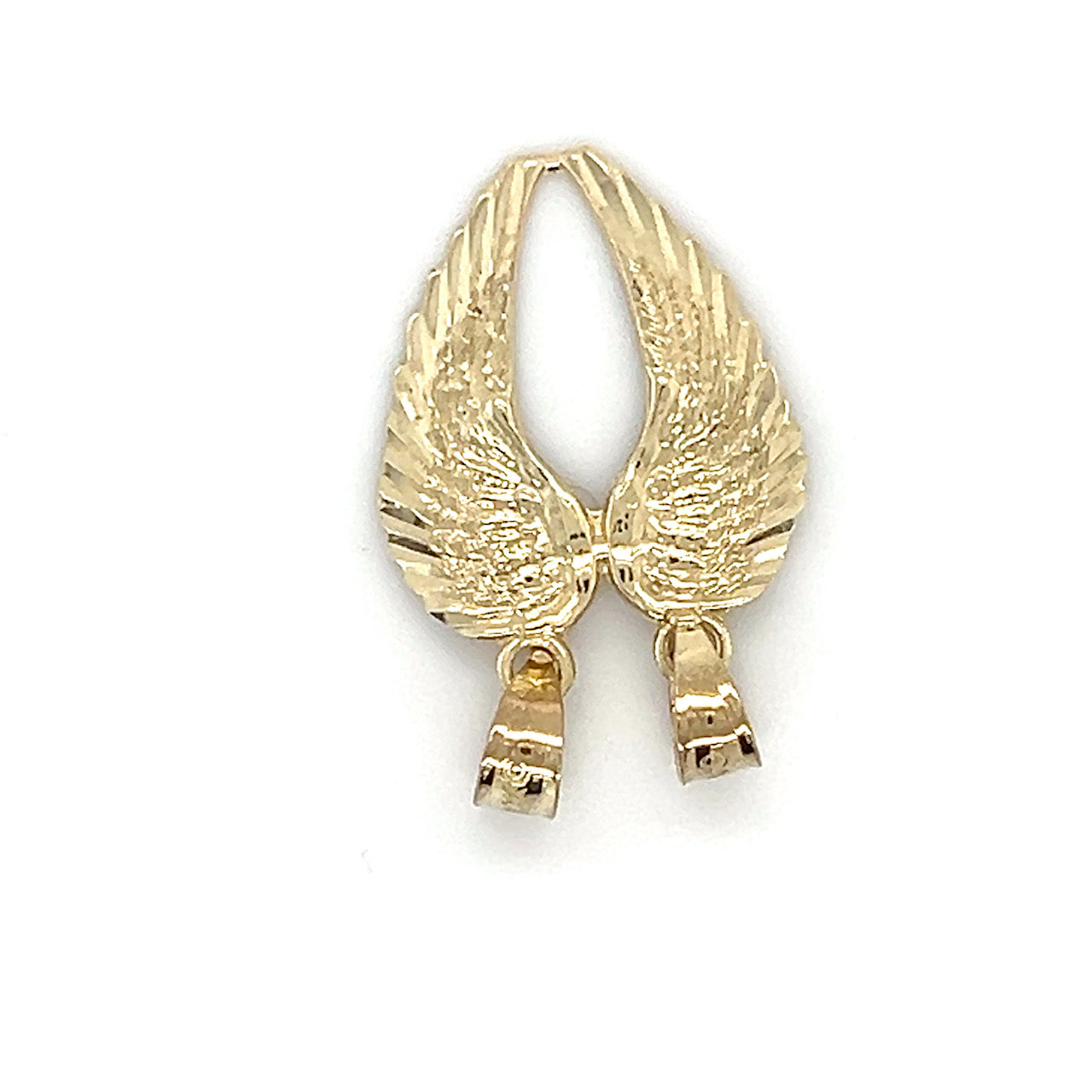 10K Yellow Gold Wings Pendant; 0.9g