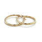 14K Yellow Gold Hoop Earrings; 0.6g