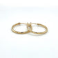 14K Yellow Gold Hoop Earrings; 0.6g