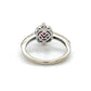 14K White Gold Le Vian Diamond & Ruby Lady's Ring; Size 7