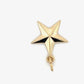 14K Yellow Gold Star Pendant; 0.6DWT