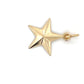 14K Yellow Gold Star Pendant; 0.6DWT