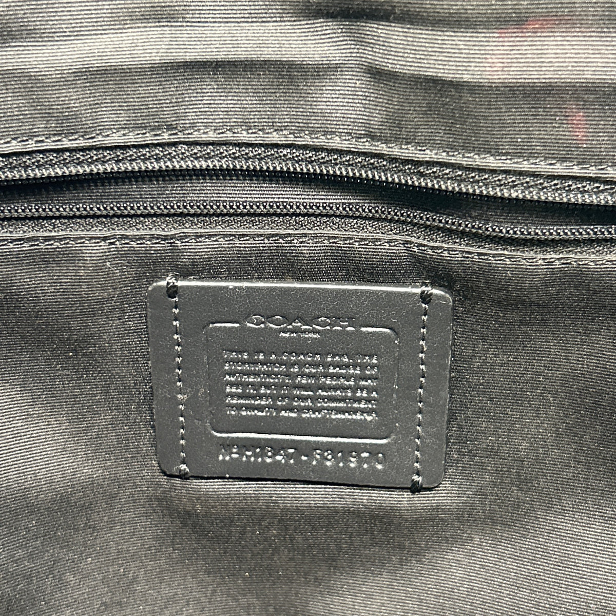 Coach Ava Leather Tote Bag - Black