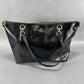 Coach Ava Leather Tote Bag - Black