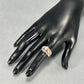14K Yellow Gold Diamond Lady's Ring; Size 6.5