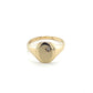10K Yellow Gold Diamond Ring; Size 6