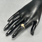 10K Yellow Gold Diamond Ring; Size 6