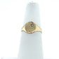 10K Yellow Gold Diamond Ring; Size 6
