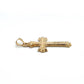 14K Yellow Gold Cross Pendant