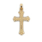 14K Yellow Gold Cross Pendant