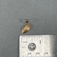 10K Yellow Gold Football Pendant