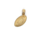 10K Yellow Gold Football Pendant