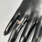 10K Two-Tone Gold Diamond Heart Ring; Size 7.5