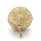 14K Yellow Gold Basketball Pendant