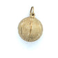 14K Yellow Gold Basketball Pendant