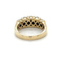 14K Yellow Gold Diamond Lady's Fashion Ring; Size 7