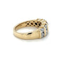 14K Yellow Gold Diamond Lady's Fashion Ring; Size 7