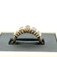 14K Yellow Gold Diamond Lady's Fashion Ring; Size 7