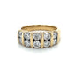 14K Yellow Gold Diamond Lady's Fashion Ring; Size 7