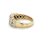 14K Yellow Gold Diamond Lady's Fashion Ring; Size 7