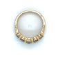 14K Yellow Gold Diamond Lady's Fashion Ring; Size 7