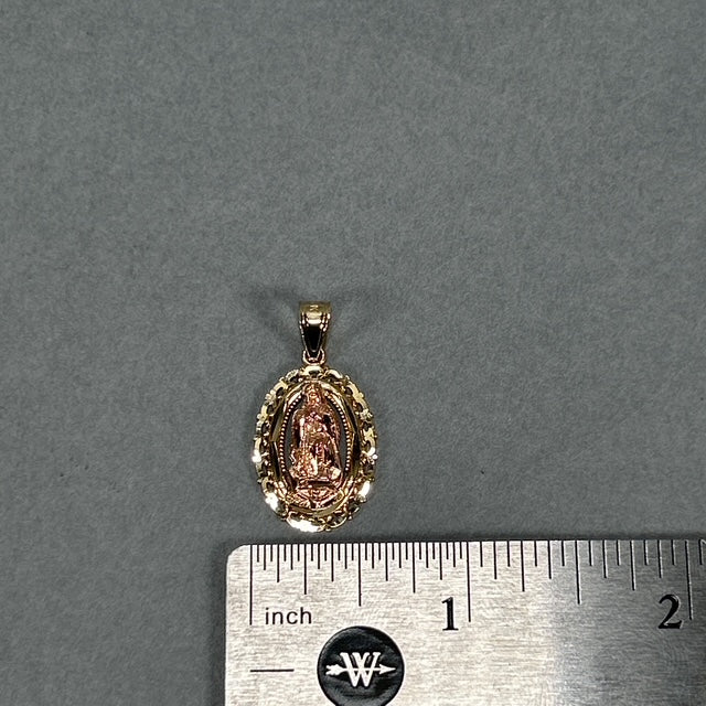 10K Two-Tone Gold Pendant